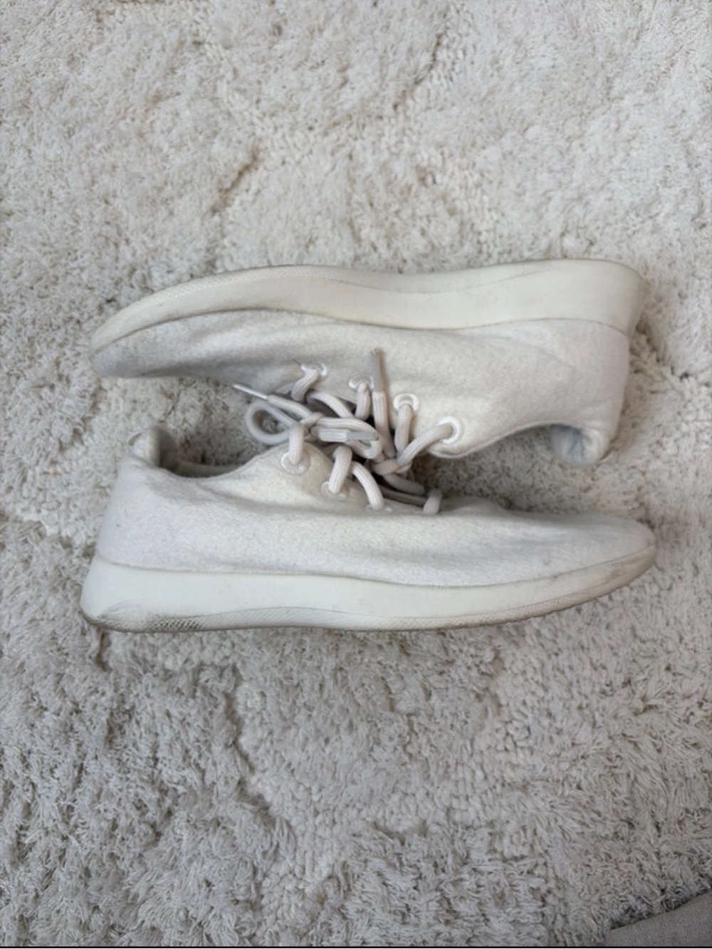 allbirds Women's Natural White Lace-Up Sneakers